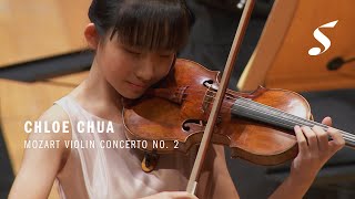 Chloe Chua plays Mozarts Violin Concerto No 2 [upl. by Simonne]