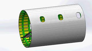 Fuselage Panels  Solidworks [upl. by Shepard290]