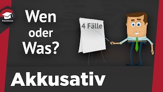 Die 4 FälleKasus im Deutschen  Der Akkusativ  Erklärung Beispiele Verwendung erklärt [upl. by Inuat]