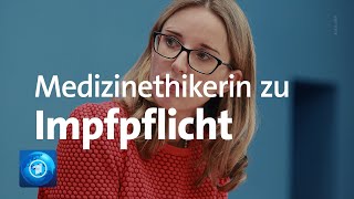 Interview mit Ethikerin Alena Buyx zur Impfpflicht [upl. by Nuavahs]