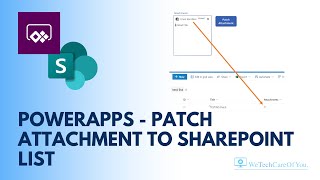 PowerApps  Patch attachment to SharePoint list [upl. by Kannav]