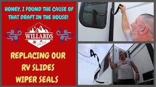 RV slide out wiper seal replacement [upl. by Eelirrem381]