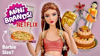 ZURU 5 Surprise Mini Brands NETFLIX Are They Barbie Doll Sized 13 Capsule Unboxing [upl. by Ennail551]