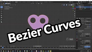 Blender Tutorial Amazing Bezier Curves [upl. by Nylireg419]