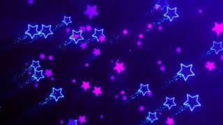 FONDO DE PANTALLA ESTRELLAS NEON VOLANDO HD BACKGROUND NEON STARS FLIYING HD [upl. by Racklin]