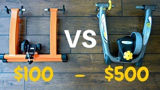 Magnetic Trainer Comparison  Conquer Indoor Trainer VS Cycleops Supermagneto Pro [upl. by Enyamart]