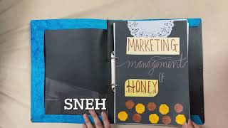 Marketing Management HONEY  Business Studies Project CBSE Guidelines Class 12 [upl. by Hollister]