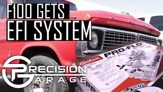 1968 Ford F100 Edelbrock EFI Conversion [upl. by Eirolav]