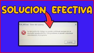 SIMS 4 SOLUCION ERROR ANADIUS64DLL SOLUCION DE ERROR [upl. by Fitzpatrick80]