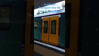 Auckland Transport One NZ Train At Greenlane [upl. by Nave146]