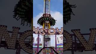 Hangover The Tower  85m High Gyro Drop Tower shorts [upl. by Sharlene]