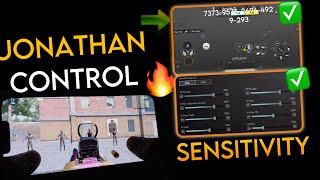 Jonathan control amp Sensitivity code revile bgmi [upl. by Kal]