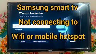 How to fix Samsung Smart TVs WiFi connection in minutes [upl. by Marni658]