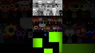 All Incredibox Sprunki Characters Singing Together Mod Happy vs Horror  Blue Bouncing Square [upl. by Nyleaj254]