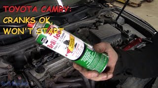 Toyota Camry  Crank No Start  Part I [upl. by Enaed]