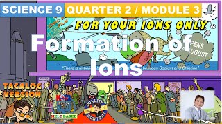 Formation of Ions Science 9 Quarter 2 Module 3  Cation Anion Ionic Bonds Formula writing [upl. by Lamek627]