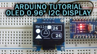 Arduino Tutorial OLED 096quot I2CSPI Display [upl. by Wulf]