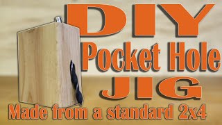 DIY Pocket Hole Jig made from a 2x4  Bobby Sharp [upl. by Sheply]