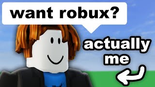 I Pretended to be a Roblox SCAM BOT [upl. by Mackenzie]