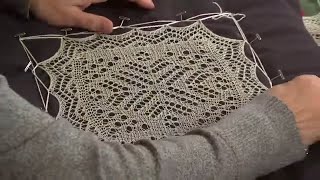 Orenburg Knitting Knitting Gossamer Webs with Galina Khmeleva Preview [upl. by Ocko666]