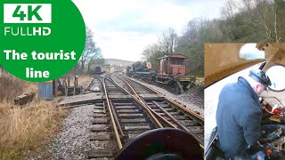 Embsay And Bolton Abbey Steam Railway Full Journey Train Cab Ride UK 4k [upl. by Vani]