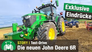 John Deere 6R Generation 2022  Neuheit  TestDrive [upl. by Neuburger289]