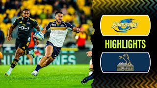 Super Rugby Pacific 2023  Hurricanes v Brumbies  Rd 10 Highlights [upl. by Shel591]