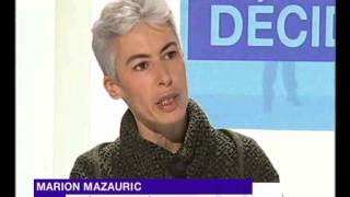 Emission quotDécideursquot de 7ltv du 28 janvier 2010 Invité  Marion Mazauric quotAu diable Vauvertquot [upl. by Zosima741]