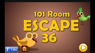 501 Free New Escape Games Part 2  101 Room Escape  Level 36 Walkthrough [upl. by Timotheus]