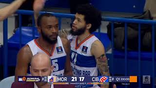 AdmiralBet ABA League 202324 highlights Round 19 MornarBarsko zlato – Cibona 522024 [upl. by Atworth]