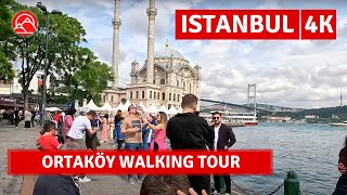 Ortaköy AttractiveExciting In Istanbul 2023 Walking Tour4k 60fps [upl. by Noicpesnoc]