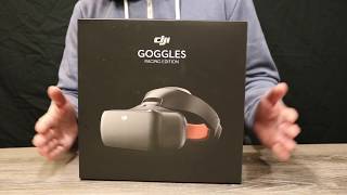 DJI Goggles Race Edition RE  Unbox amp Review  Feature amp Menu Walk Through [upl. by Damarra]