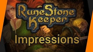 RuneStone Keeper  Impressions Review PC [upl. by Annoerb]