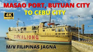 Masao Port Butuan City to Cebu City  MV Filipinas Jagna  Cokaliong Shipping Lines [upl. by Agee]