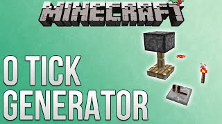 Minecraft 0 Tick Pulse Generator Tutorial Redstone Advent Calendar [upl. by Treacy675]