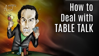 Ask Alec How to Do I Deal with TRASH TALKING Players Poker Tips [upl. by Odlaniger389]