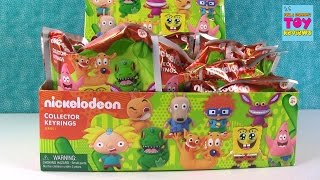 Nickelodeon Series 1 Figural Keyrings Blind Bags Rugrats Spongebob Arnold  PSToyReviews [upl. by Deden]