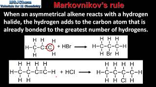 R3411  R3412 Markovnikovs rule HL [upl. by Beverly]