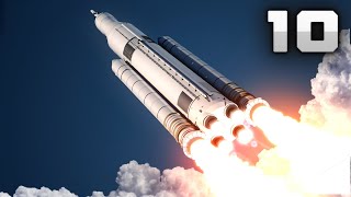 10 MOST POWERFUL Space Rocket Launch Ever 4K [upl. by Ttirrem]