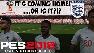 PES 2018  ENGLAND  World Cup Group Stage  Tunisia amp Panama  SMoKE X23 Patch [upl. by Takken34]