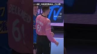 Best goalkeeper save in handball 💫🥅 bestofhandball handball trending handballhighlights sports [upl. by Ahsenad]