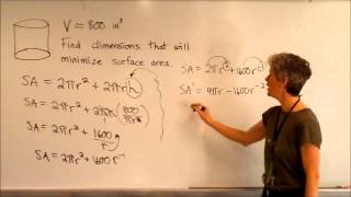 Optimization Cylinder Problem [upl. by Flaherty]