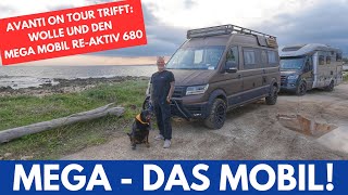 Avanti on Tour trifft Wolle und den MEGAMOBIL Re Aktiv 680 4x4 [upl. by Ahsita]