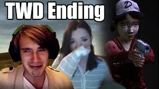 2 YouTubers React To The Walking Dead S1 Ending [upl. by Mackoff]