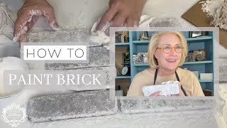 How To Paint Brick  DIY Your Fireplace  Amy Howard At Home [upl. by Anahsat]