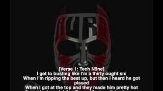 Tech N9ne  quotSpeedomquot INSTRUMENTAL w lyrics [upl. by Uhsoj909]