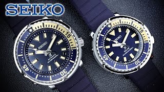 SEIKO TUNA SRPF81 amp SUT403 FULL REVIEW  SBDY073  STBQ003  Seiko Diver for Men and Women [upl. by Mazman]