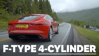 Jaguar FType FourCylinder Pure Engine And Exhaust Noise [upl. by Gemmell]