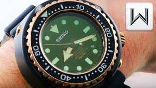 Seiko Prospex quotEmperor Tunaquot Marine Master Pro 1000M Diver Seiko Tuna SBDX014 Luxury Watch Review [upl. by Wichern298]