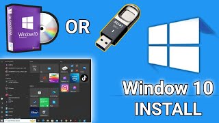 Window 10 karne Ka Tarika  Windows 10 Installation Step By Step 🤷‍♀️ [upl. by Pang]